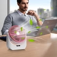 thumbnail image 4 of EGNMCR Tools&Home Improvement Fan High Wind Power Portable USB Charging Desktop With Light a fan, 4 of 6