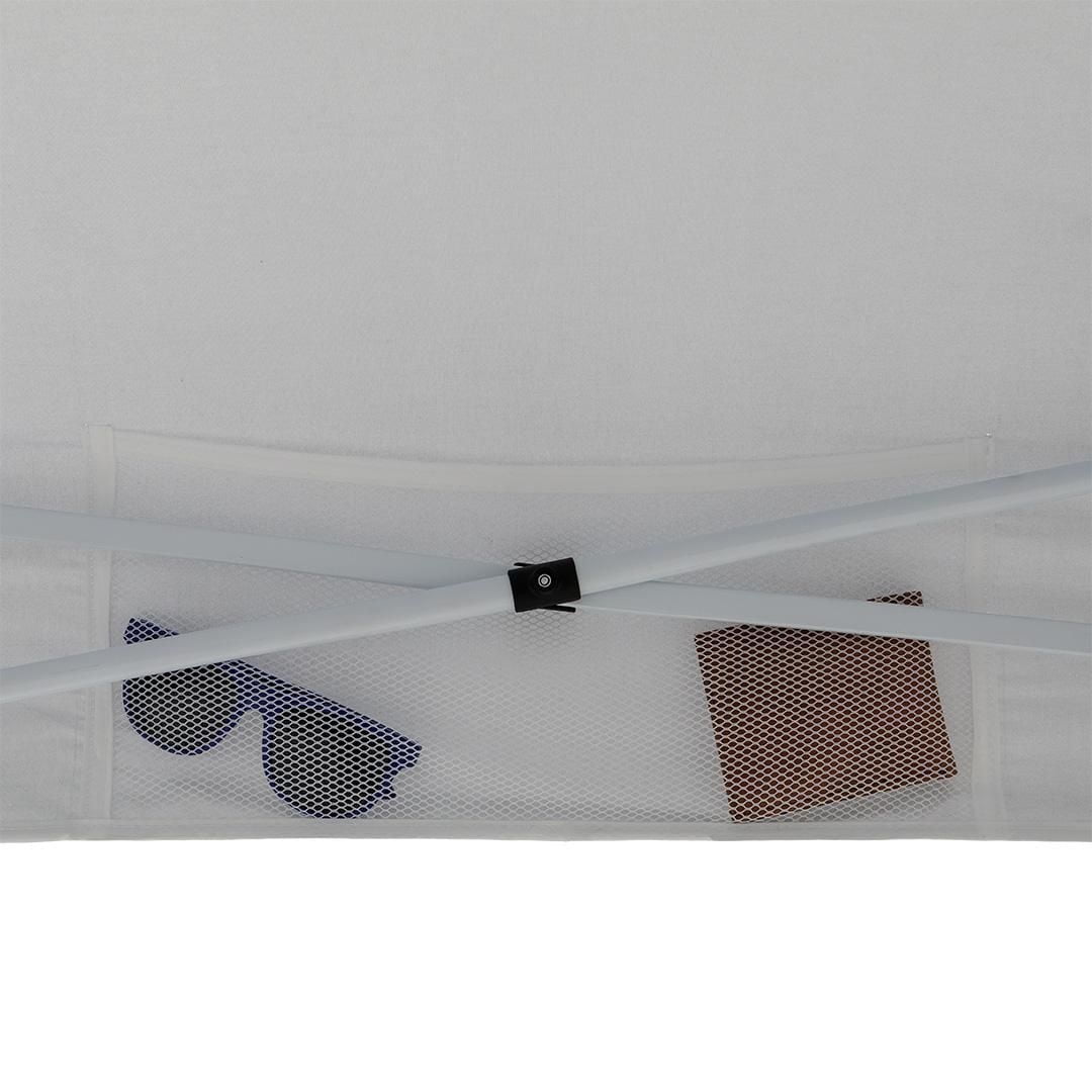 Ozark Trail 10 FT x 10 FT Straight Leg Instant Canopy, 100 SQ FT, GRAY, 10 x 10 Canopy