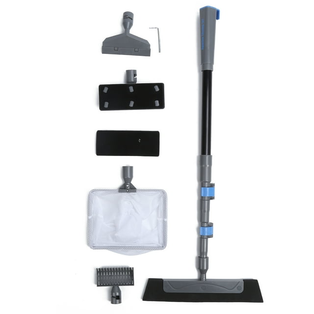 Kit de limpieza de peceras, cepillo para peceras 5 en 1, kit de herramientas de limpieza, cepillo para peceras, funcionalidad de alta precisión