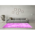 thumbnail image 3 of Ahgly Company Indoor Rectangle Patchwork Pink Transitional Area Rugs, 7' x 9', 3 of 4