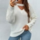 thumbnail image 1 of Pntutb Mujer Casual Soild Manga Larga Punto Jersey Cuello Redondo Suéter Abrigo Pntutb Pntutb-5035, 1 of 7