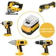 thumbnail image 2 of MesaSe Lithium Battery Adapter Compatible with G Series BL 1815G/BL 1813G Plastic Battery Convertor Adapter 18V Portable Power Battery Adapter Tool for Battery, 2 of 8