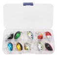 thumbnail image 1 of Kit de 10 señuelos duros para pesca con crankbait Minnow para agua dulce y salada., 1 of 14
