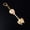 Cancer, variant on Zodiac Keychain: Creative Fashion Alloy Key Ring Featuring Twelve Constellations, 8.8cm Length