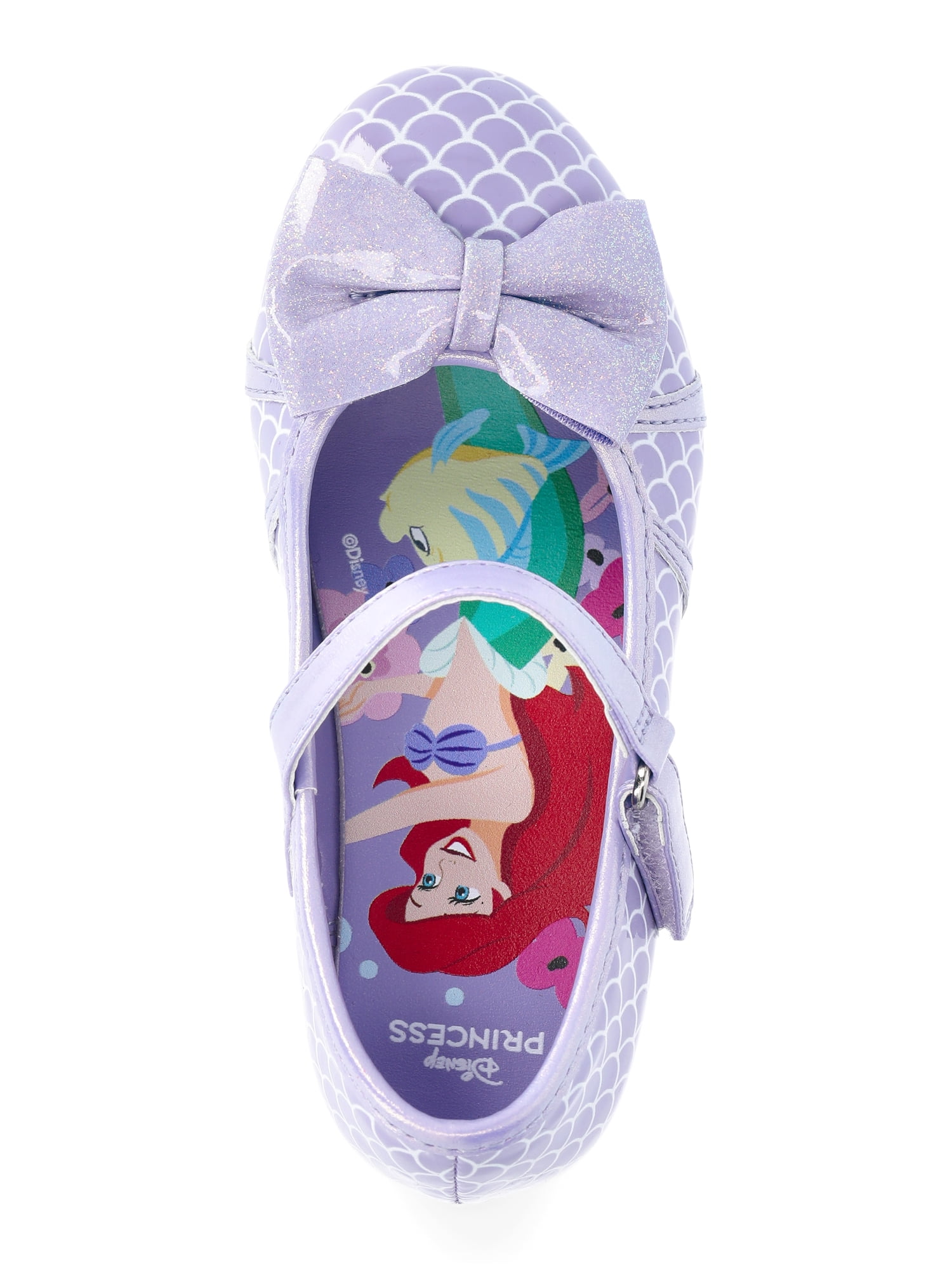 Disney's The Little Mermaid Toddler Girl Low Heel Dress Up Shoes