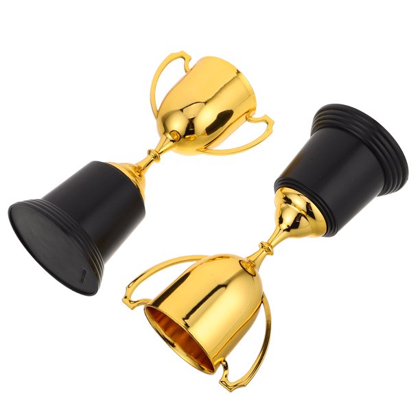 unbranded 2Ud Trofeos Plásticos Con Base Redonda Para Premiación Y De Logros