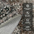 thumbnail image 3 of Living Room Rugs 10x13 Large Vintage Printed Area Rugs with Non-Slip Backing, Stain-Resistant Oriental Accent Rugs, Washable Farmhouse Low Pile Rugs for Bedroom, Office, Red Green, 3 of 7