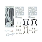 Cooler Master MasterLiquid 240L Core ARGB Close-Loop AIO Liquid Cooler Gen S Coldplate Pump 120mm PWM CryoFuze 14W/mK (White)