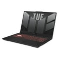 thumbnail image 4 of ASUS TUF Gaming 17.3" 144Hz FHD, AMD Ryzen 7 6800H, NVIDIA GeForce RTX 3060, 16GB DDR5 RAM, 512GB SSD, Windows 11 Home, Mecha Gray, FA707RM-ES73, 4 of 5