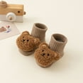 thumbnail image 5 of ZYHARUKO Anti Skid Cotton Socks for Kids Cute Bear Decor Non Slip Floor Shoes Soft and Comfortable Socks for 0-1T Boys Girls, 5 of 19