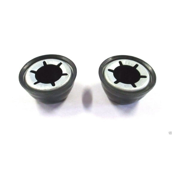 2 Pack Genuine MTD 726-0214 Push Cap Fits Troy-Bilt Yard-Man Yard Machines White