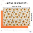 thumbnail image 6 of Yayeee Doormat for Inside 20"x32" Absorbent Low-Profile Washable Non-Slip Rubber Backed Entryway Rug, Beige Sunflower Pattern, 6 of 8