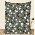 thumbnail image 1 of Cute Cartoon Snoopy Flannel Blanket Lunch Break Sofa Decoration Blanket, 1 of 1