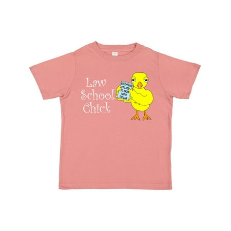 

Inktastic Law School Chick White Text Gift Toddler Toddler Girl T-Shirt