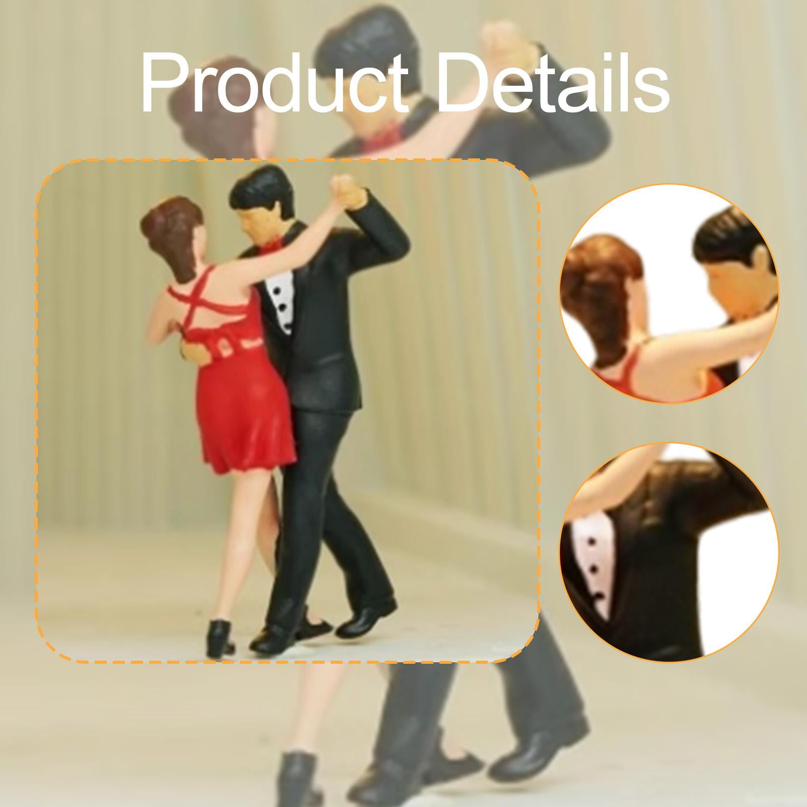 LeeQinersw 1:64 Scale Miniature Figures Micro Landscape Decor Layout Props DIY Projects Dance