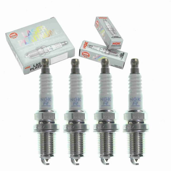 4 pc NGK 93322 Laser Platinum Spark Plugs for Ignition Wire Secondary