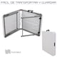 thumbnail image 3 of Mesa Plegable Jardin Exterior Portatil Eke Life Home Tablon rectangular 122cm Ajustable Color Blanco, 3 of 7