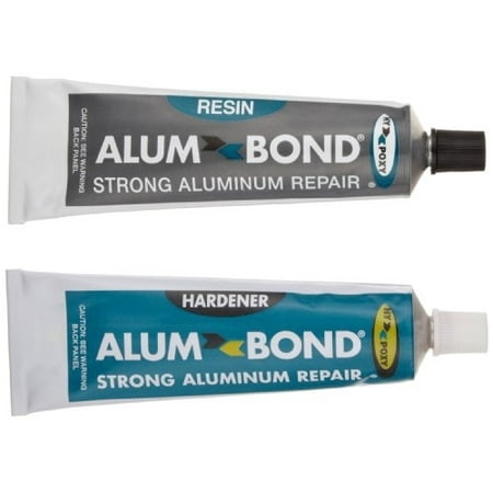 Alumbond Strong Aluminum Putty Repair Kit - Epoxy metal weld for aluminum (Best Metal Weld Epoxy)