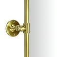 thumbnail image 6 of TEHOME Horizontal Farmhouse Gold Metal Framed Rounded Pivot Rectangle Bathroom Mirror 40x30", 6 of 7
