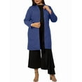 thumbnail image 4 of Panda Uniform by HeedFit Unisex Doctor Lab Coat 37" – 5XL Navy, 4 of 8