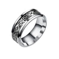 thumbnail image 1 of Titanium Stainless Steel Chain Spinner Ring For Men - Sfygv, 1 of 1