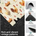 thumbnail image 3 of Beige Chicken Cartoon Pattern Kitchen Rugs Sets Of 3,Kitchen Runner Rugs Non Skid Washable,Decorative Kitchen Floor Mats for Kitchen,Sink,Laundry,17"x30"+ 17"x47" + 17"x59", 3 of 6