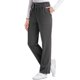thumbnail image 2 of Pantalones de punto de algodón con cordón y cintura elástica para mujer, cómodos, color negro, talla pequeña, 2 of 3
