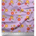 thumbnail image 1 of Soimoi Cotton Cambric Fabric Floral & Honey Bee Kids Decor Fabric Printed Yard 56 Inch Wide, 1 of 1