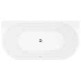 thumbnail image 6 of A&E Bath and Shower Stony Plain 59" Plastic Bathtub w/ Adjustable Feet in White, 6 of 8