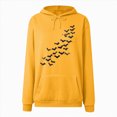 thumbnail image 6 of Towmus Hoodies For Women Trendy Y2K Funny Graphic Simple Print Long Sleeve Drawstring Pullover Fall Hoodie With Pockets, 6 of 6