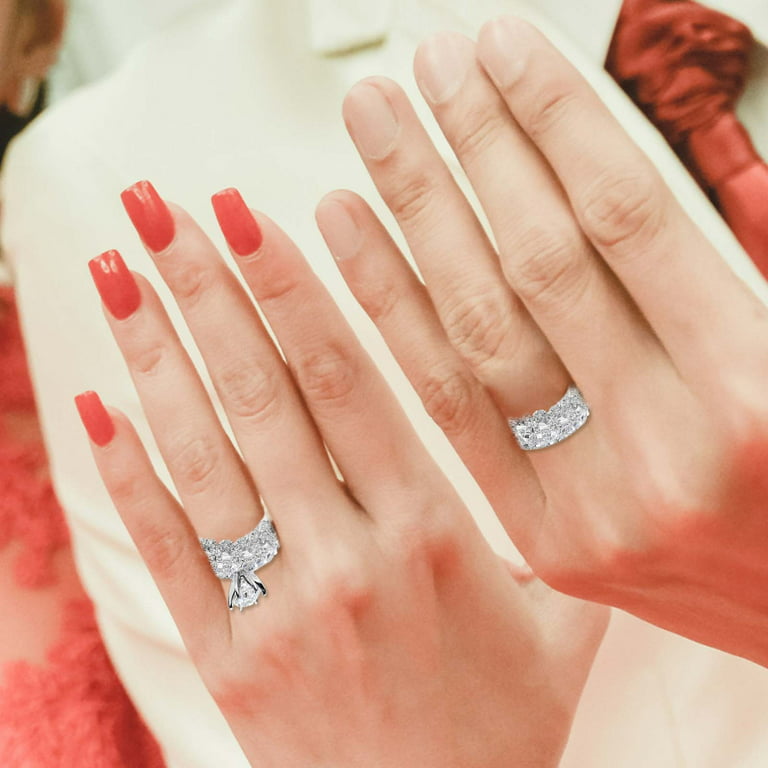 Girls Jewelry Ages 8-12 Rose Diamond Ring, Valentine's Day Diamond