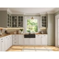 thumbnail image 5 of DV-1K0161B 33"L x 20"W Kitchen Sink, Farmhouse Workstation Sink with Cutting Board and Dish Drying Rack, 5 of 13