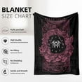 thumbnail image 6 of Sleep Token Pattern Flannel Blanket, Soft Warm Throw Blanket, Air-conditioned Room Blanket, Warm Nap Blanket for Home & Office, Flannel Fleece Blankets #TOP PICKS, 6 of 6