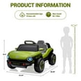 thumbnail image 3 of EDTara Licensed Volkswagen Beetle 12V Kids Ride On Car, Electric 4 Wheeler with Remote Control, LED Lights, Battery Display, Horn, Music, 3 of 7