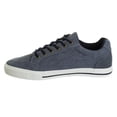thumbnail image 3 of Sail Clam Mens Canvas Sneakers, Blue Navy, 9.5, 3 of 7