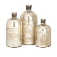 thumbnail image 1 of IMAX Corporation Veneta 3 Piece Mercury Glass Jug Set in Gold, 1 of 1