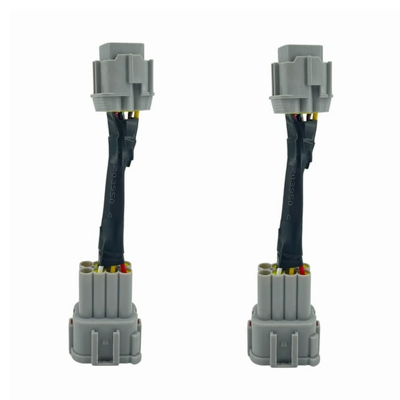 ROCKROK HID Wiring 8 to Halogen 6 Headlight Conversion Adapters Harness for 2003  350z