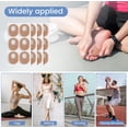 thumbnail image 7 of Soft Felt Callus Pads Oval Shape Cushion Pads for Toes and Feet Reduce Pain Pressure and Friction from Shoes, 24 Pcs, 7 of 7