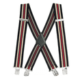 thumbnail image 1 of SUTENGDA Bretelles pour Hommes 6 Pinces Longueur Ajustable Bretelles Élastiques en Polyester pour Hommes Style à Dos Croisé Robuste Bretelles pour Hommes 5x120cm Bleu, 1 of 2