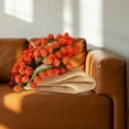 thumbnail image 1 of Handmade Crochet Flower Bundle Blanket Soft Light And Rose Bundle Knitted Parabolic Blanket Day Birthday Home Decoration DIY Material Package, 1 of 7
