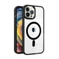 thumbnail image 6 of For Apple iPhone 15 (6.1") Magnetic Case with Built in Magnets Compatible with MagSafe, Clear Slim Hybrid Frame Bumper Phone Case Cover by Xpression - Clear / Gray, 6 of 9