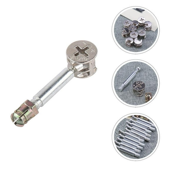 FRCOLOR  20 Sets Furniture Cam Lock Fasteners High-strength Assembly Cabinet Connectors
