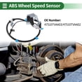 thumbnail image 2 of Unique Bargains ABS Wheel Speed Sensor ABS Sensor Anti-lock Braking System Sensor No.47510TVAA03/47510TVAA02 for Honda Accord 2018-2022 1 Pc Rear Right, 2 of 7