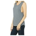 thumbnail image 4 of Yellow Rooster Women's Flowy Scoop Muscle Tank Athletic Heather Medium, 4 of 4