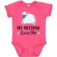 thumbnail image 3 of Inktastic My Meemaw Loves Me Lamb Boys or Girls Baby Bodysuit, 3 of 5