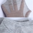 thumbnail image 4 of Calcetines tobilleros transpirables para hombre y mujer, calcetín de algodón de alta calidad, elástico, Color sólido, talla grande europea 38-46, 6 pares, 4 of 5