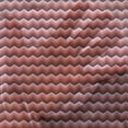 thumbnail image 3 of Chevron Tulle Curtains with Rod Pocket, Zigzag Colorful Chevron Ornament Motifs Symmetry Modern Feminine Theme, Sheer Drape for Wedding Party 2 Panels, 7 Sizes, Burgundy Ruby Coral, by Ambesonne, 3 of 3