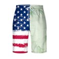 thumbnail image 3 of Shorts Garçon Homme Mode Décontractée Shorts Patchwork avec Poches Taille Élastique Pantalon de Plage Shorts de Randonnée Homme en Liquidation, 3 of 4