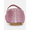 thumbnail image 3 of Wonder Nation Baby Girls Bow Ballet Dress Shoes, 3 of 6