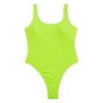 thumbnail image 6 of Womens One-Piece Swimsuits Summer Solid Color Strappy High Waisted Sexy Slim Bathing Suits, 6 of 6